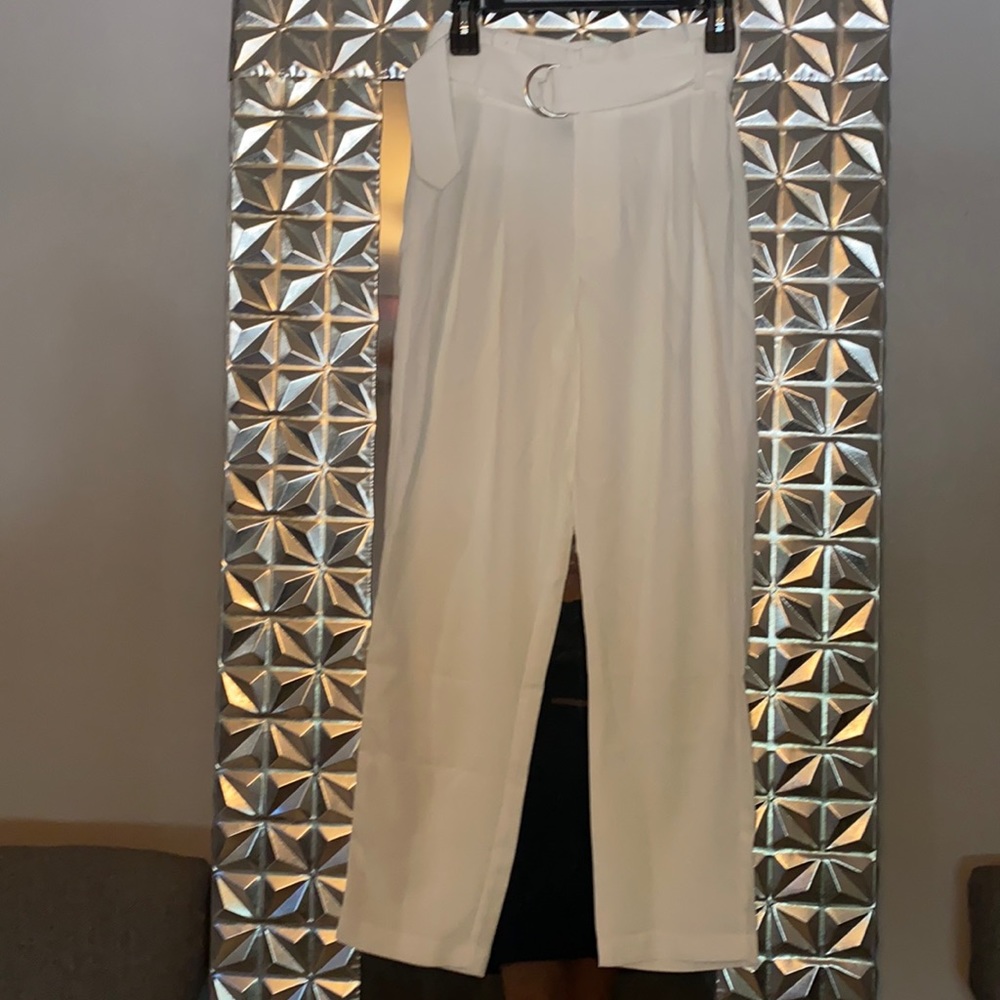 Highwaist white pant